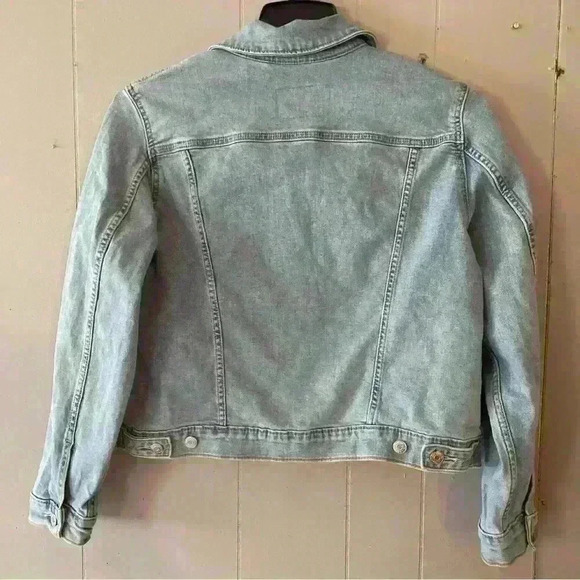 LEVI'S Signature Gold Denim Blue Jean Trucker Jacket ~ Women's Plus Size XXL - Picture 3 of 6